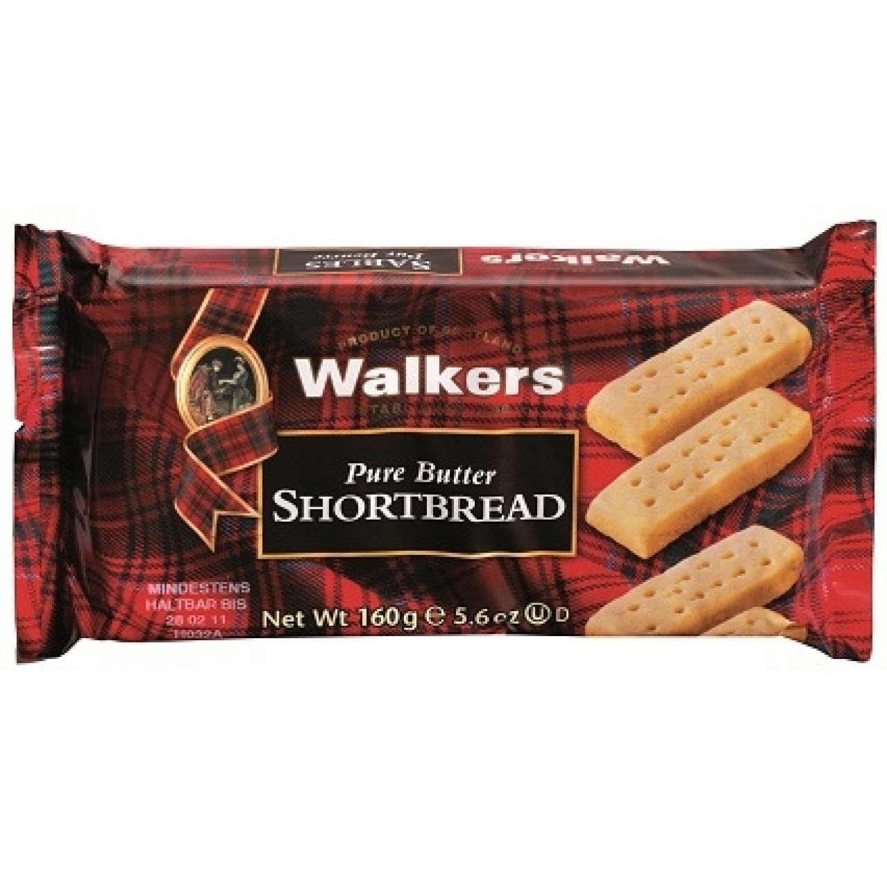 Walkers Pure Butter Shortbread Fingers, 160g Süsses